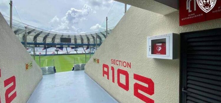 JDT provided 20 AED machines to Sultan Ibrahim Stadium for ensuring heart attacks can be treated earlier